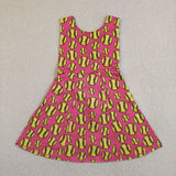 GSD3800 Softball Yoga Girl's Dress Onesie