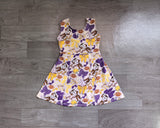 Preorder Samples GSD3801 Team Football Bows Yoga Girl's Dress Onesie