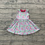 Preorder Samples GSD3863 Flower Pink Girl's Dress
