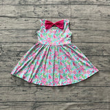 Preorder Samples GSD3863 Flower Pink Girl's Dress