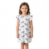 GSD3895 Farm Animals Cow Girl's Dress