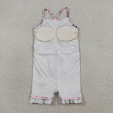 GSD3915 Cartoon Mouse Pink Yoga Girl's Dress Onesie