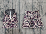 Preorder Samples GSD3969 Hunting Camo Yoga Girls Skorts Set
