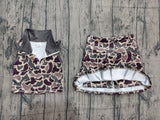 Preorder Samples GSD3969 Hunting Camo Yoga Girls Skorts Set