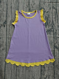 Preorder Samples GSD4042 Summer Colors Scallop Edge Girl's Dress
