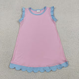 GSD4044 Summer Colors Scallop Edge Girl's Dress