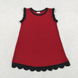 GSD4058 Summer Colors Scallop Edge Girl's Dress