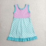 GSD4125 Princess Ruffles Yoga Girl's Dress Onesie
