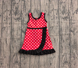 Preorder Samples GSD4128 Cartoon Dots Yoga Girl's Dress Onesie