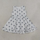 GSD4153 Bows Black Cute Sleeveless Girl's Dress