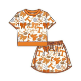 Preorder Samples GSD4181 School Team Mascot Yoga Girls Skorts Set