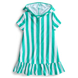 Preorder MOQ 5 pcs Each Style Colorful Stripe Summer Swimsuit Coverup Dress