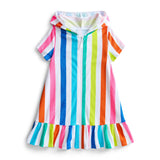 Preorder MOQ 5 pcs Each Style Colorful Stripe Summer Swimsuit Coverup Dress
