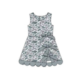 Preorder MOQ 5 Pcs Each Style Camo Scallop Edge Shorts Liner Yoga Girls Dress Onesie
