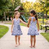 GSD4226 Camo Bows Game Day Scallop Edge Yoga Girl's Dress Onesie