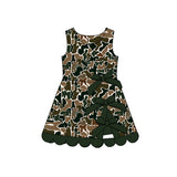 Preorder MOQ 5 Pcs Each Style Camo Scallop Edge Shorts Liner Yoga Girls Dress Onesie