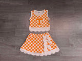 NO MOQ GSD4282 pre-order samples toddler clothes state print girl summer yoga set-real pic 2026.8.20
