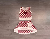 NO MOQ GSD4286 pre-order samples toddler clothes state print girl summer yoga set-real pic 2026.8.20