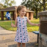 GSD4293 School Team PATRIOTS Girl's Dress