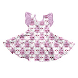 Preorder MOQ 5 pcs Each Style Easter Bunny Ruffles Girl‘s Dress-2026.8.28