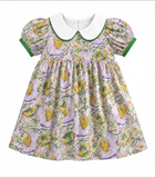 Preorder MOQ 5 pcs Each Style Mardi Gras Doll Collar Kids Matching Clothes