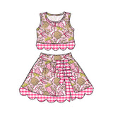 Preorder MOQ 5 pcs Each Style Easter Bunny Yoga Girls Kids Matching Clothes