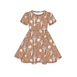 Preorder MOQ 5 pcs Each Style He is Risen Easter Cross Flower Kids Matching Clothes