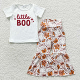 GSPO0723 Halloween Little BOO Girl's set