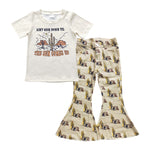 GSPO0738 The Sun Comes Up Western Jeans 2 Pcs Boy's Set