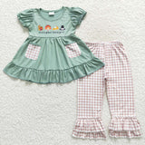 Thanksgiving Day Vinyl Turkey Kids Sibling Matching Clothes