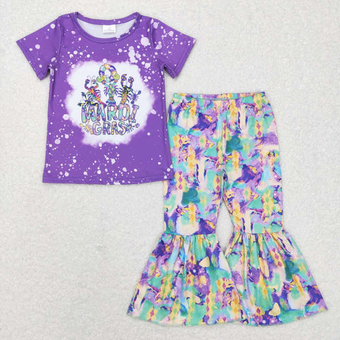 GSPO1016 Mardi gras Purple Girl Set