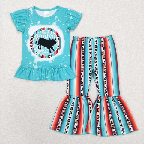 GSPO1051 Rodeo Western Stripe Girl Set