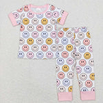 BSPO0225/GSPO1078 Smiley face Kids Sibiling Matching Clothes