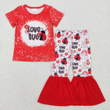 GSPO1102 Love Bug Ladybug Flower Girl Set