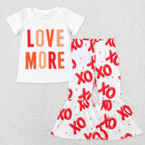 GSPO1122 LOVE MORE XOXO Girls Set