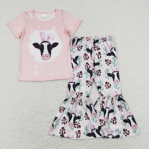 GSPO1152 Easter Cactus Cow Girls Set