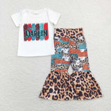 GSPO1160 Hello Darlin Leopard Girls Set