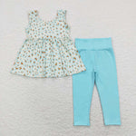 GSPO1177 Leopard Blue Girls Set