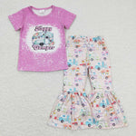 GSPO1196 Happy Camper Pink Girls Set