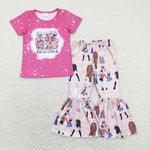 GSPO1244 Fashion Singer Star Pink Girls Set