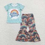 GSPO1270 Feeling Groovy Flower Rainbow Girls Set