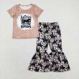 GSPO1277 Just a girl who loves Horses Leopard Girls Set