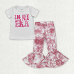 GSPO1399 In my swiftie era Tie Dye Denim Jeans 2 Pcs Girl's Set