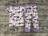 GSPO1492 Singer Star Purple Girls Pajamas Set