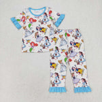 GSPO1556 Cartoon Princess Girls Pajamas Set