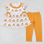 GSPO1566 Pumpkin Orange Girls Set