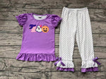 GSPO1647 BOO Pumpkin Purple Girls Set