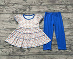 GSPO1678 Pumpkin Blue Girls Set