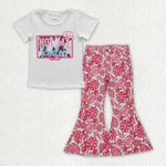 GSPO2013 Not My Rodeo Denim Jeans 2 Pcs Girl's Set