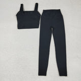 US Warehouse GSPO2037 Active Wear Sports Black Women Adult's Yoga Clothes